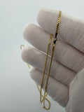 24" 14k Yellow Gold Cuban 1.75mm 6.31g