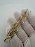 22" 2.5mm solid 10K yellow gold Cuban link chain, 9.05g – Ott Family Jewelry (6)