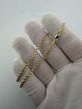 18" 14k Yellow Gold Rope 2.5mm 8.7g