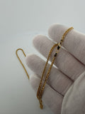 20" 14k Yellow Gold Wheat 2mm 4.2g