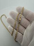 20" 14K Yellow Gold Rope 3mm 3.7g