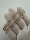 16" 14k Yellow Gold Franco 1.5mm 3.4g
