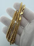 22" 14K Yellow Gold Franco 4mm 52.6g
