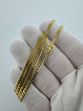 20" 10K Yellow Gold Cuban Chain 3mm 12.13g