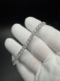 8" 4mm silver moissanite tennis bracelet, 14.09ctw D VVS1, 12.9g – Ott Family Jewelry (6)