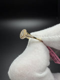 Size 7 10k Yellow Gold 1/4ctw VS/VVS Lab Diamond Fashion Ring 2.5g