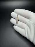 1.5" 10K St. Jude 1/3ctw Natural Diamond Pendant 5mm Bail 2.5g