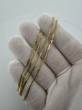 18" 14k Yellow Gold Cuban 1.75mm 4.4g