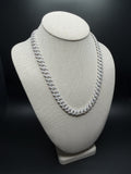 20" 10mm silver moissanite Cuban chain, 17.1ctw D VVS1, 85.9g – Ott Family Jewelry (6)
