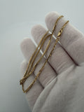 16" 14K Yellow Gold Foxtail Franco 2mm 4.1g