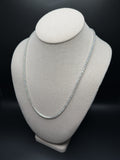 22" 3.3mm 20ctw lab diamond tennis chain, 925 sterling silver, 21.9g – Ott Family Jewelry (6)