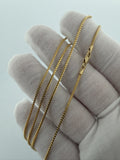 22" 10k Yellow Gold Franco 1mm 4.82g