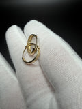 15mm x 3mm 14K yellow gold flat edge hoop earrings, 1.72g – Ott Family Jewelry (6)