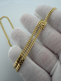 20" 3mm solid 14K yellow gold Cuban link chain, 13.7g – Ott Family Jewelry (6)