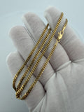 18" 10k Yellow Gold Cuban 2.5mm 8.62g