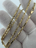 18" 14k Yellow Gold Milano Figarope 2.4mm 9.75g