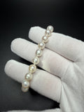 7.25" 8mm freshwater pearl strand bracelet, 10K yellow gold clasp, 14.41g – Ott Family Jewelry (6)