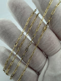 20" 14K Yellow Gold Paperclip 2mm 1.2g