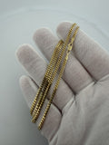 20" 10K Yellow Gold Cuban Chain 2.5mm 8.4g