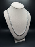 24" 8mm silver moissanite Cuban chain, 15ctw D VVS1, 69g – Ott Family Jewelry (6)
