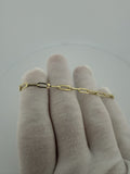 7" 14k Yellow Gold Paperclip 4mm 1.82g