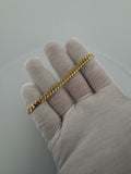 8" 14k Yellow Gold Cuban 5mm 16.65g