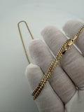 22" 14k Yellow Gold Curb 2.5mm 6.0g