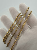 24" 3mm 14K yellow gold fancy anchor chain, 24.1g (pre-owned) – Ott Family Jewelry (6)