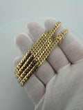 20" 14k Yellow Gold Cuban 5mm 39.0g