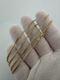 20" 14K Yellow Gold Rounded Box 2mm 4.3g