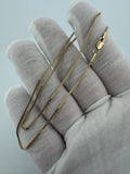 16" 14k Yellow Gold Franco 1mm 2.65g