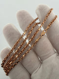20" 14K Rose Gold Heavy Fancy Anchor 3mm 16.4g