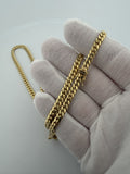 20" 14k Yellow Gold Cuban 4mm 25.14g