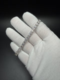 8" 5mm silver moissanite tennis bracelet, 17.87ctw D VVS1, 13.6g – Ott Family Jewelry (6)