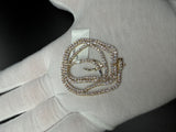 17" 14k Yellow Gold 7.00ctw E-F VS Lab Diamond Tennis Chain EGL Certified 2.2mm 11.16g