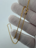 20" 14K Yellow Gold Rolo 2mm 2.0g