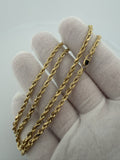 18" 14K Yellow Gold Rope 3mm 4.6g
