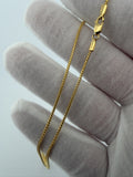 18" 14K Yellow Gold Franco 1.5mm 3.93g