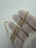 16" 2mm 14K yellow gold rope chain, 6.1g – Ott Family Jewelry (7)