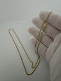 24" 14K Yellow Gold Franco 1.5mm 5.23g