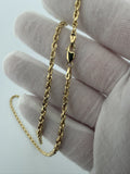 20" 14K Yellow Gold Rope 3mm 3.7g