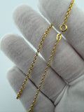 20" 14k Yellow Gold Rolo 2mm 2.0g