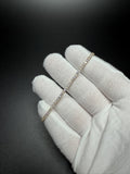 7" 14K Yellow Gold 2.99ctw E-F VS Lab Diamond Tennis EGL Certified – 2.3mm – 5.48g