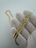 24" 14k Yellow Gold Cuban 4mm 29.82g