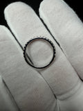 Size 7 14k White Gold 1/2ctw E-F VS/VVS Lab Diamond Half Eternity Band 1.9g