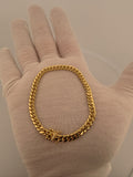 7.5" 14k Yellow Gold Cuban 5mm 15.7g (#2)
