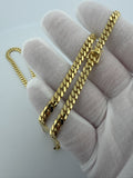 22" 14K Yellow Gold Cuban 5mm 43.9g