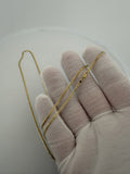 24" 14K Yellow Gold Curb 2mm 4.63g