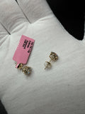 14k Yellow Gold 2ctw Champagne VS/VVS Lab Diamond Studs Screwback 1.1g