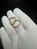 20mm x 2mm 14K yellow gold hoop earrings, 1.54g – Ott Family Jewelry (7)
